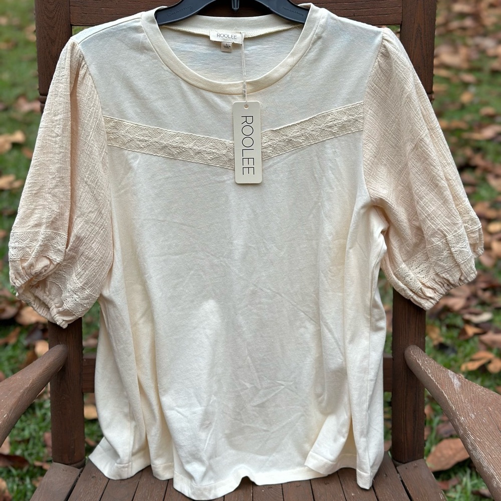 ROOLEE Large Dainty Top NWT
100% Cotton